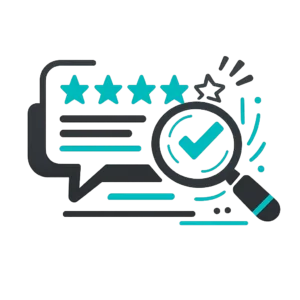 Transparent reviews Icon