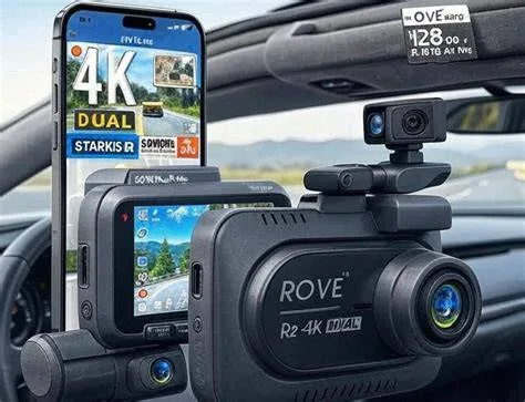 PRUVEEO 360 Dash Cam Review showing 4 channel dash camera for cars