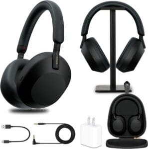 Sony WH-1000XM5 Premium Noise Canceling Headphones Review in black finish