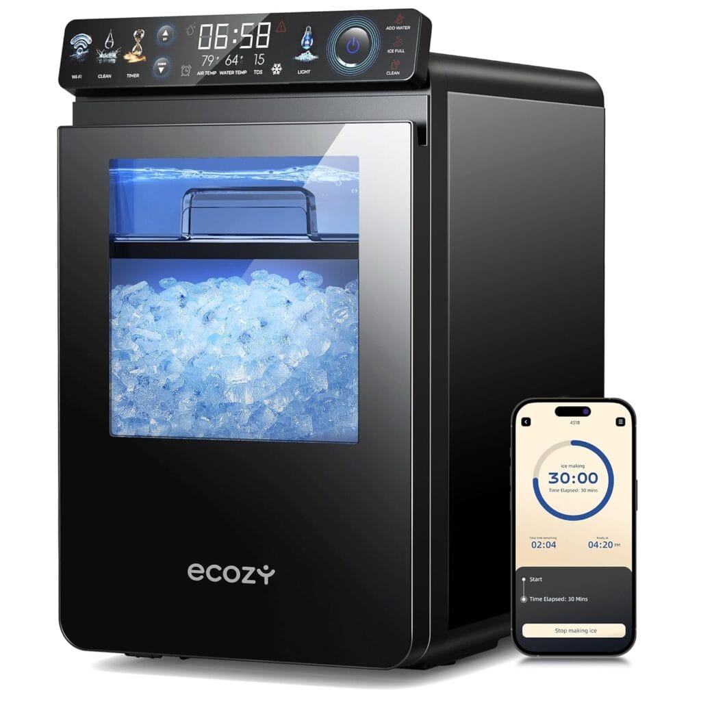 ecozy Nugget Ice Maker Review: Smart Countertop Ice at Home