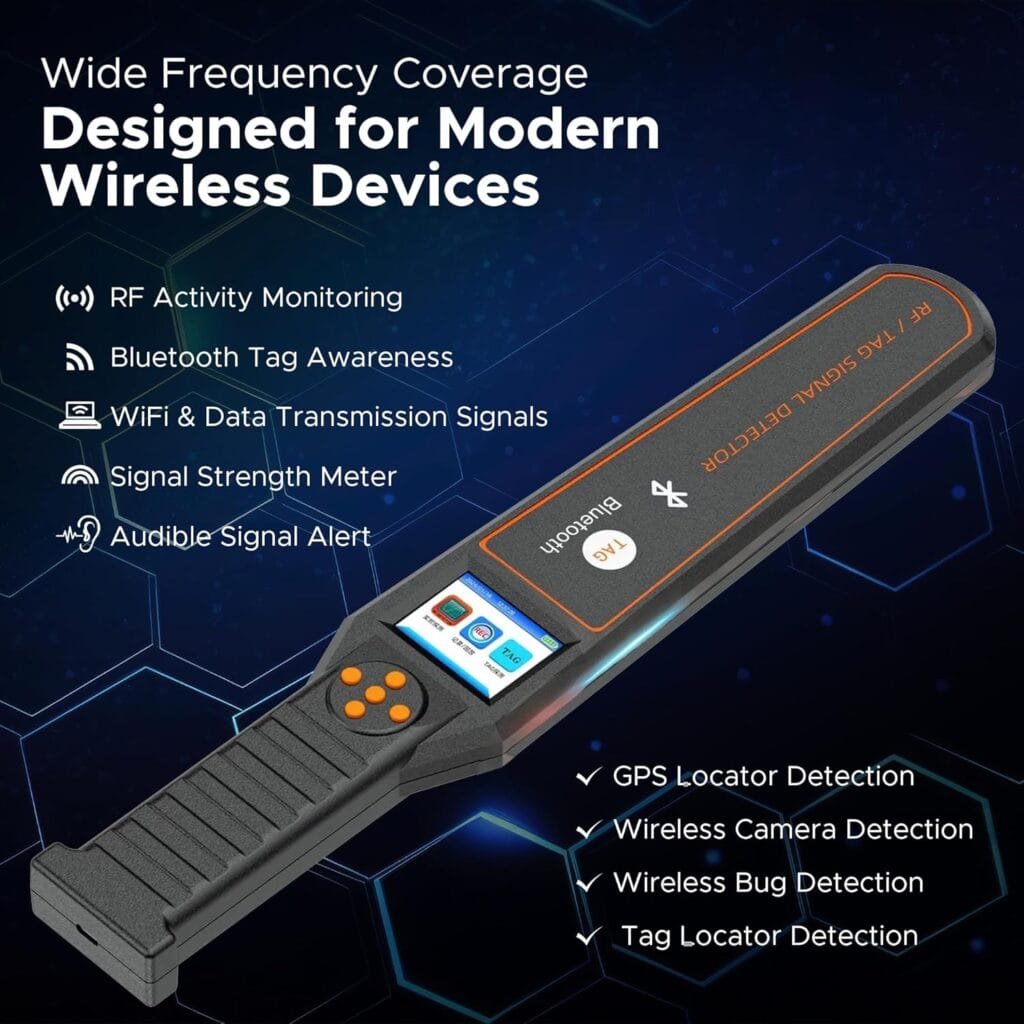 ProScan Bluetooth & GPS RF Detector Review travel privacy and surveillance detection device