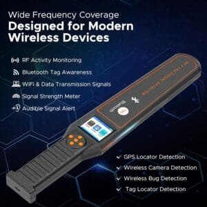 ProScan Bluetooth & GPS RF Detector Review travel privacy and surveillance detection device