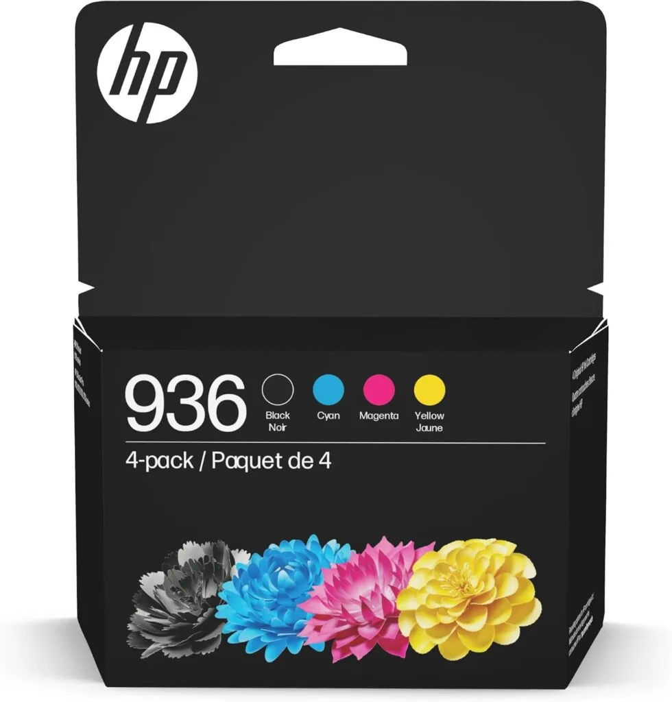 HP 936 Ink Cartridges 4 Pack for OfficeJet printers