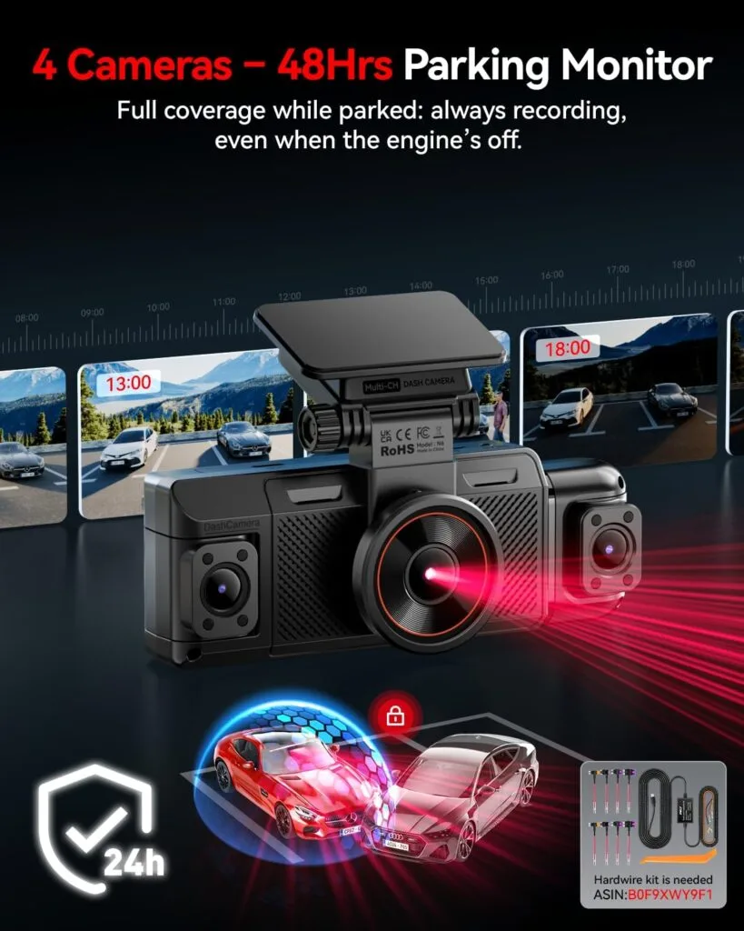 PRUVEEO vs IIWEY Dash Cam Comparison: Which 4 Channel Dash Cam Is the Better Choice?