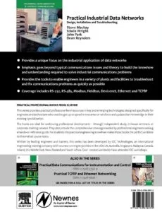 Practical Industrial Data Networks book for industrial network design and troubleshooting