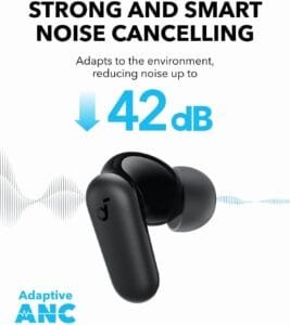 Best Noise Cancelling Earbuds Under $50 Soundcore P30i by Anker