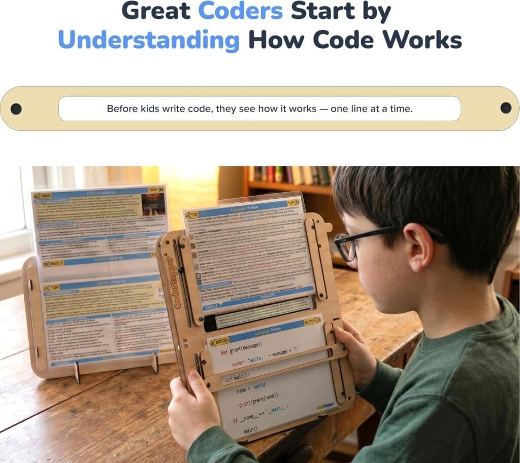 Screen-Free Python Coding Kit: Powerful STEM Learning for Kids Ages 8-15