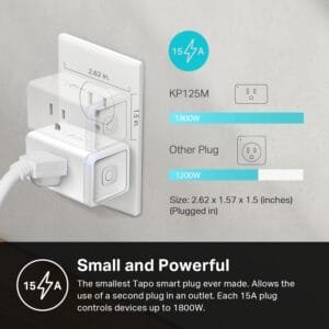 smart plug with energy monitoring under $50 Kasa KP125M 4-pack