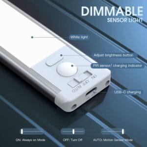 best under cabinet lighting motion sensor rechargeable magnetic lights