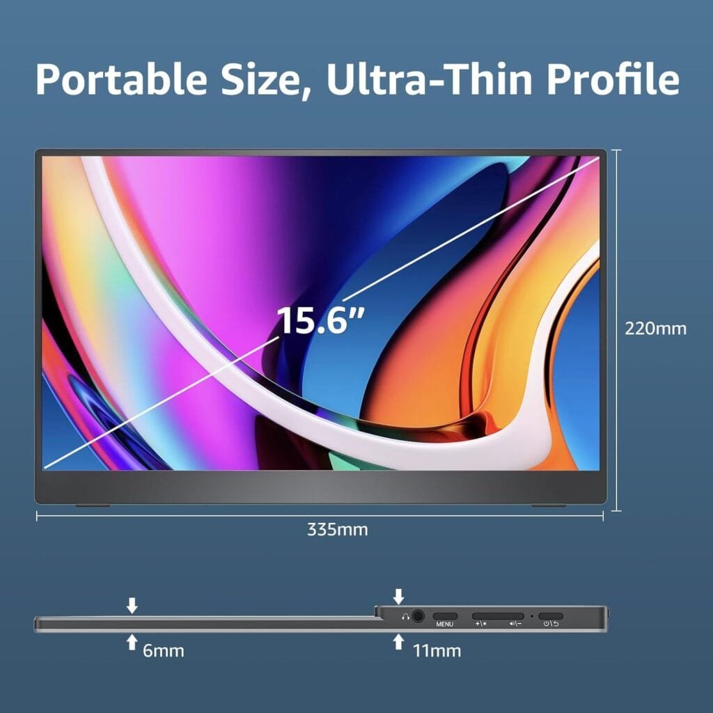 Best Portable USB-C Monitor for MacBook: Excellent cocopar 15.6-Inch Pick